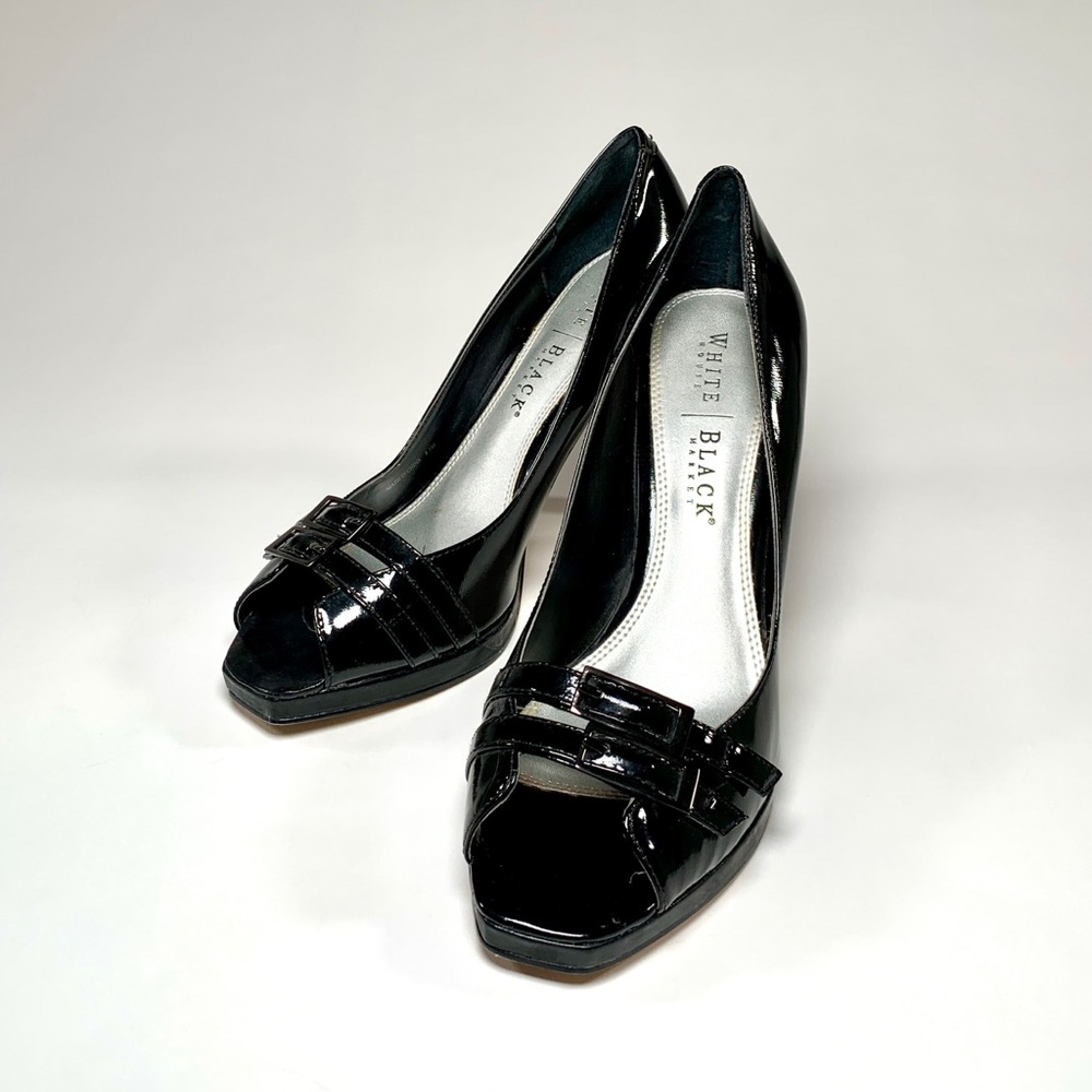 Women’s White House | Black Market Black 4 inch Heels Size 8.5